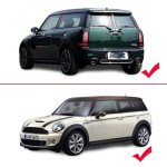 Mud flaps for mini coopers clubman R55 Mudguards Fender Mud flap splash Guard Fenders Mudguard car accessories Front Rear 4 pcs 2010-2015 CLUBMAN black