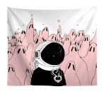 Fluorestseeruv vaip Seinakunst Gobel&auml;&auml;n Ristk&uuml;likukujuline Rippvaibel Seinatapeet Gobel&auml;&auml;n Seinakaunistus Kodukaunistused Gobel&auml;&auml;n 100x75cm