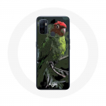 Oppo A53 Pionus Parrot Case punane roheline