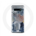 &Uuml;mbris Samsung Galaxy s10 pluss halli abstraktse tekstuuriga taustaga