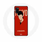 &Uuml;mbris Samsung Galaxy S20 La casa de papel Tokyo Fanart logoga