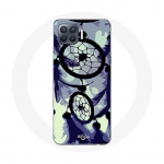 &Uuml;mbris Oppo A93 Dreamcatcheri jaoks lilla hall ja must