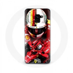 &Uuml;mbris Samsung Galaxy A8 Plus vormel 1 Sebastian Vettel F1 Red jaoks