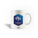 Mug en C&eacute;ramique &Eacute;quipe de France de football FFF Logo Bleu