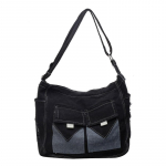 Teksakott Suure mahutavusega kandekott &Otilde;lakott &Uuml;li&otilde;pilaste vabaaja kott must