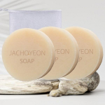 Jachoyeon natural soap 1+1+1+ bubble net free vegan skin trouble exfoliation rich foam, 110g, 3 pieces