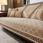 Neli aastaaega universaalne diivanikate libisemiskindel diivanikate luksuslik pehme &scaron;enillist sektsioon- L-kujuline diivanir&auml;tik elutuppa 90x210cm 1pc