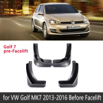 for Volkswagen VW Golf 7 Mk7 VII 5G 2013 2014 2015 2016 2017 2018 Car Mud Flaps Mudguards Splash Guards Fender Accessories golf 7 2013-2016 black
