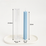 1 tk DIY k&auml;sitsi valmistatud tarvikud l&otilde;hnav romantiline &otilde;htus&ouml;&ouml;k k&uuml;&uuml;nla s&uuml;stimisvorm pika samba hammasratta otsa vaha akr&uuml;&uuml;lk&uuml;&uuml;nla vorm prism