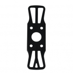 Jalgratta telefonirihm, elastne libisemisvastane veniv, p&otilde;rutuskindel kriimustusvastane kiirkinnitus universaalne mootorratta telefonihoidja silikoonrihm must