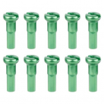 10 tk jalgratta kodara kate alumiiniumsulamist kodara niplid Lihtne paigaldada jalgrattaosad MTB maantee jalgratastele must