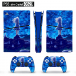 Art Vinyl Skin Skin kleebis PS5 &otilde;hukesele digitaalsele konsoolile ja 2 kontrolleri kleebise kaanele One Size