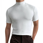 Meeste Riietus S&uuml;gis ja Talv Turtleneck L&uuml;hikeste Varrukatega T-s&auml;rk Meeste Aluss&auml;rk &Uuml;hev&auml;rviline Top 5XL