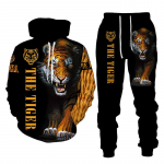 Meeste dressid 3D The Lion Print Hoodies Pusad P&uuml;ksid Komplektid Vabaaja meeste riided Naiste dressid 3XL
