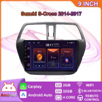 Android Auto Raadio Carplay Suzuki S-Cross 2014-2017 jaoks Auto Multimeedia Videopleier GPS Navigatsioon WIFI 4+64GB 2+32GB