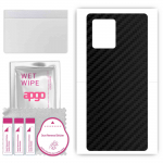 apgo Protective Skin Sticker for the back compatible with TCL 305i, Wrap Film, Foil, Vinyl - Pattern Carbon Black