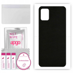 apgo Protective Skin Sticker for the back compatible with Samsung Galaxy A31, Wrap Film, Foil, Vinyl - Pattern Matrix
