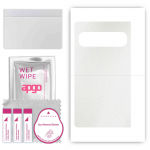 apgo Protective Skin Sticker for the back compatible with Google Pixel Fold, Wrap Film, Foil, Vinyl - Pattern Matte Transparent