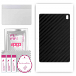apgo Protective Skin Sticker for the back compatible with Umidigi aA11 Tab, Wrap Film, Foil, Vinyl - Pattern Carbon Black