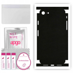 apgo Protective Skin Sticker for the back+sides compatible with Apple iPhone 8, Full Wrap Film, Foil, Vinyl - Pattern Matrix