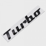 Auto k&uuml;ljeembleemi tagumine pagasiruumi m&auml;rk Turbo logo kleebise tarvikutele punane