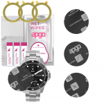 3x apgo MATTE Hybrid protective glass compatible with Withings ScanWatch Nova, flexible nano glass, great replacement for tempered glass, scratch-resi