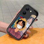 Pehme silikoonist ruudukujulise redeli mustriga telefoni&uuml;mbris, t&auml;ielikult kattev, kaamera p&otilde;rutuskindel kaitse, kummist &uuml;mbris Vivole Vivo S1 valge