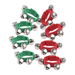 8tk Jingle Bells K&auml;ekellad Muusikariistad J&otilde;ulud Randmekell l&ouml;&ouml;kpillide R&uuml;tm jaoks 8pcs