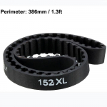 Must ajami hammasrihm 10 mm laiusega s&uuml;nkroonse suletud ahelaga hammasrihma rihmarattad j&otilde;u&uuml;lekanne 100XL-254mm/0.83ft