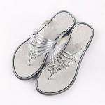 Suvised jalatsid Sandaalid ja sussid Naiste sussid Lameda p&otilde;hjaga Joker Wordi sandaalid Suures suuruses Mugavad pl&auml;tud. 36 must