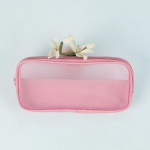 Uued v&otilde;rgust l&auml;bipaistvad kosmeetikakotid V&auml;ikesed suured l&auml;bipaistvad mustad meigikott Kaasaskantav reisi-tualett-tarvete organiseerija huulepulga hoiukott 22x11x2cm&1 grid