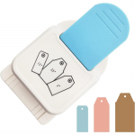 K&auml;sit&ouml;&ouml;sildi perforaator, sildikujuline paberipunch 3-1-s k&auml;sit&ouml;&ouml;sildi punch Kingisildi paberistants 1,5/2/2,5 tolli C-square shape