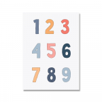 M&auml;ngutuba, lastetoa ABC, t&auml;hestik, numbrid, plakat, seinakunst, l&otilde;uend, maal, tr&uuml;kis, pilt, vasts&uuml;ndinu, t&uuml;drukute kingitus, lastetoa kodukaunistused 21x30cm No Framed