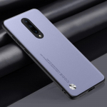 Luksuslik PU-nahast &uuml;mbris OnePlus 7 8 7T Pro 8T tagakaane silikoonist kaitsega telefoni&uuml;mbris OnePlus 8 7 Pro One Plus 7T Coque jaoks For OnePlus 7T helelilla v&auml;rv