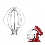 KitchenAidi 5QT vispli-segisti roostevabast terasest tarvikute jaoks For KitchenAid Stand Mixer 5QT Whip Whisk