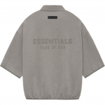 Fear of God Essentials 3/4 varrukaga polo helehall meeste top 192SU244401F XXS
