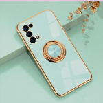 Luksuslik kaetud metallist r&otilde;ngahoidja p&otilde;rutuskindel &uuml;mbris OPPO Realme 5 5I 7 7I 8 8I 9 9I 10 11 Pro Plus 4G 5G tagakaane jaoks Realme 10T piparm&uuml;ndiroheline v&auml;rv