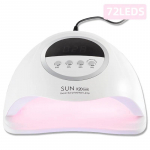 X20 MAX k&uuml;&uuml;nekuivatusmasin 320 W UV LED lamp k&uuml;&uuml;ntele 72LEDS geellakiga k&otilde;venev manik&uuml;&uuml;ri lamp automaatse nutika anduriga k&uuml;&uuml;nekunstiga EU plug valge