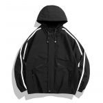 Meeste kevade ja s&uuml;gise pluss Fat Plus Size Outdoor Stormtrooper paar uus veekindel tuulekindel m&auml;gironimisjope kapuutsiga jope L elevandiluuvalge
