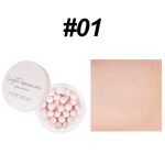 Uus kontseptsioon, viiev&auml;rviline kattuv puuder Bead Setting Powder Oil Control Pearl Face Brightening mitterasvane puuder 01#