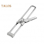 Konserviavaja reguleeritav roostevabast terasest pudeliavaja purgikaane haarats Manuaalne korgitser koos libisemisvastaste padjadega Mugava k&auml;epidemega k&ouml;&ouml;git&ouml;&ouml;riist h&otilde;be