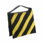 Liivakott, statiiv, statiiv, vastupidav sadulakott Disaini taustaga kaalukott Studio Photo jaoks, tagahoovis v&auml;literrass kollane