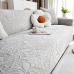 1 tk Camellia Jacquard elastne diivani kate, libisemiskindel diivani kate, diivani kate Four Seasons universaalne m&ouml;&ouml;blikaitse dekoor 2 Seater helehall v&auml;rv