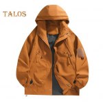 S&uuml;gisene v&auml;lijope kapuutsiga pikkade varrukatega mitme taskuga jope T&auml;ielik t&otilde;mblukuga &uuml;hev&auml;rviline tuulekindel vihmakindel ronimisriietus XL fluorestseeruv roheline v&auml;rv