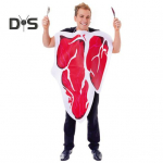 Performance Clothing Fake Steak Kaela rippuv erksav&auml;rviline lahtine Halloween Party Cosplay Lava esinemiskost&uuml;&uuml;m fotorekvisiit