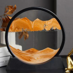 3D liikuv liiv Kunstpilt &Uuml;mmargune klaas S&uuml;vamere Liivamaastik Liivakell Kiirliiv K&auml;sit&ouml;&ouml; Voolav liiv V&auml;rvimiskontor Kodukaunistus Kingitus 1PCS