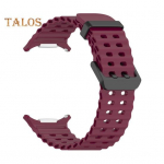 Silikoonist kellarihm kulumiskindel reguleeritav veekindel kiirkinnitusega sportlik hingav rihmaga randmepael SamsungGalaxy Watch 7 Ultra jaoks must