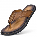 Uus saabunud suvine ehtsast nahast meeste pl&auml;tud libisemisvastased k&auml;sitsi valmistatud nahast sussid 38 helepruun v&auml;rv