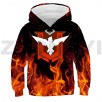 3D tasuta Fire Garena kapuutsiga dressid, meeste igap&auml;evane anime, tr&uuml;kitud pulloverid, t&uuml;drukud, Harajuku &uuml;lisuured kampsunid Sudaderase &uuml;ler&otilde;ivad M