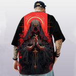 Retro meeste T-s&auml;rk 3D Beauty Print L&uuml;hikeste varrukatega Topid Street Trend Meeste Riided Hip Hop Tees Kiirelt Kuivavad Suurem&otilde;&otilde;tmeline T-s&auml;rk meestele S